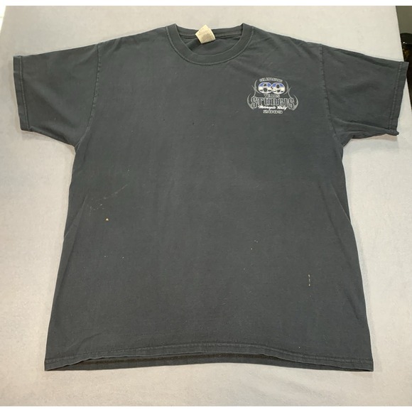 Biker 2009 Sturgis 69th Black Hills Motorcycle Rally Black Size XL T-Shirt Mens - Picture 2 of 8